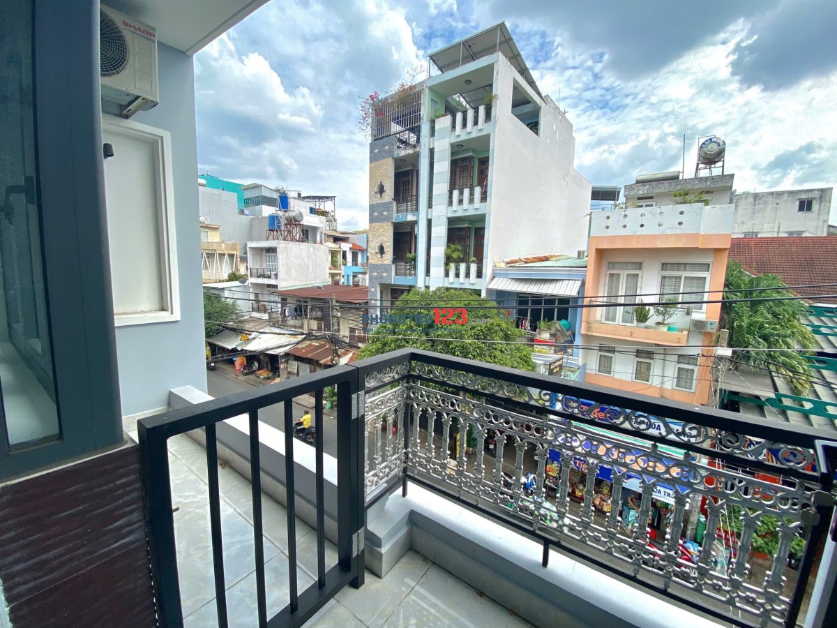 CHO THUÊ STUDIO BAN CÔNG FULL NỘI THẤT, NGAY CHỢ TÂN HƯƠNG