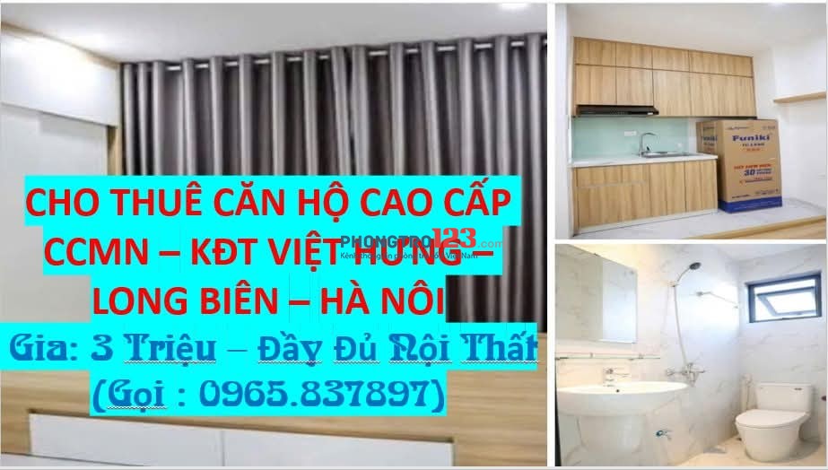 Cho Thuê Phòng Trọ Ban Công Thoáng Mát, CCMN 7 Tầng, Q Long Biên