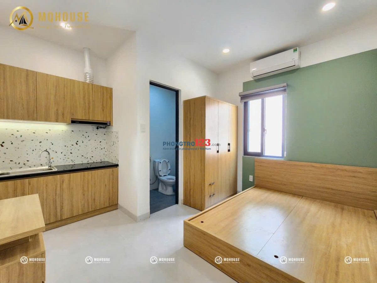 Phòng đón nắng tại Phan Văn Trị cạnh Học Viện Cán Bộ - full tiện nghi vào ở ngay