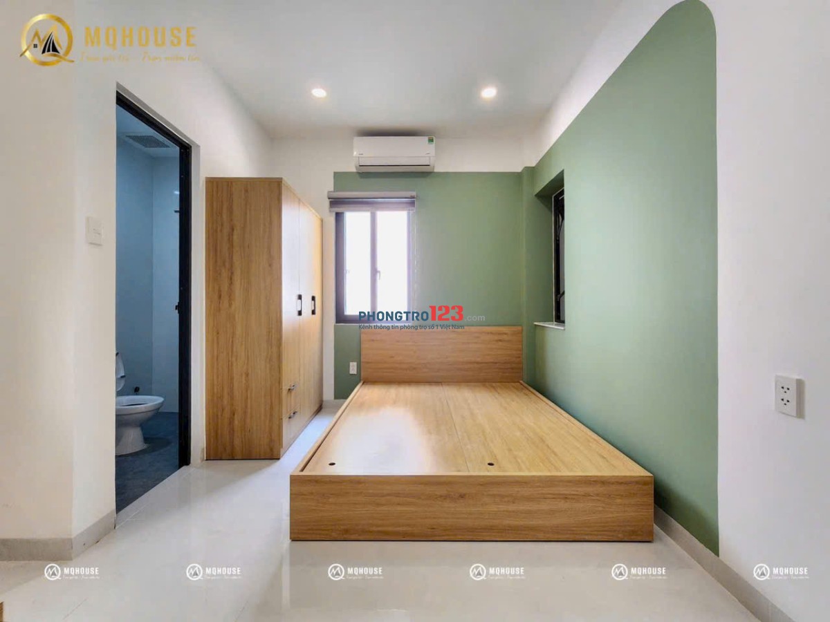 Phòng đón nắng tại Phan Văn Trị cạnh Học Viện Cán Bộ - full tiện nghi vào ở ngay