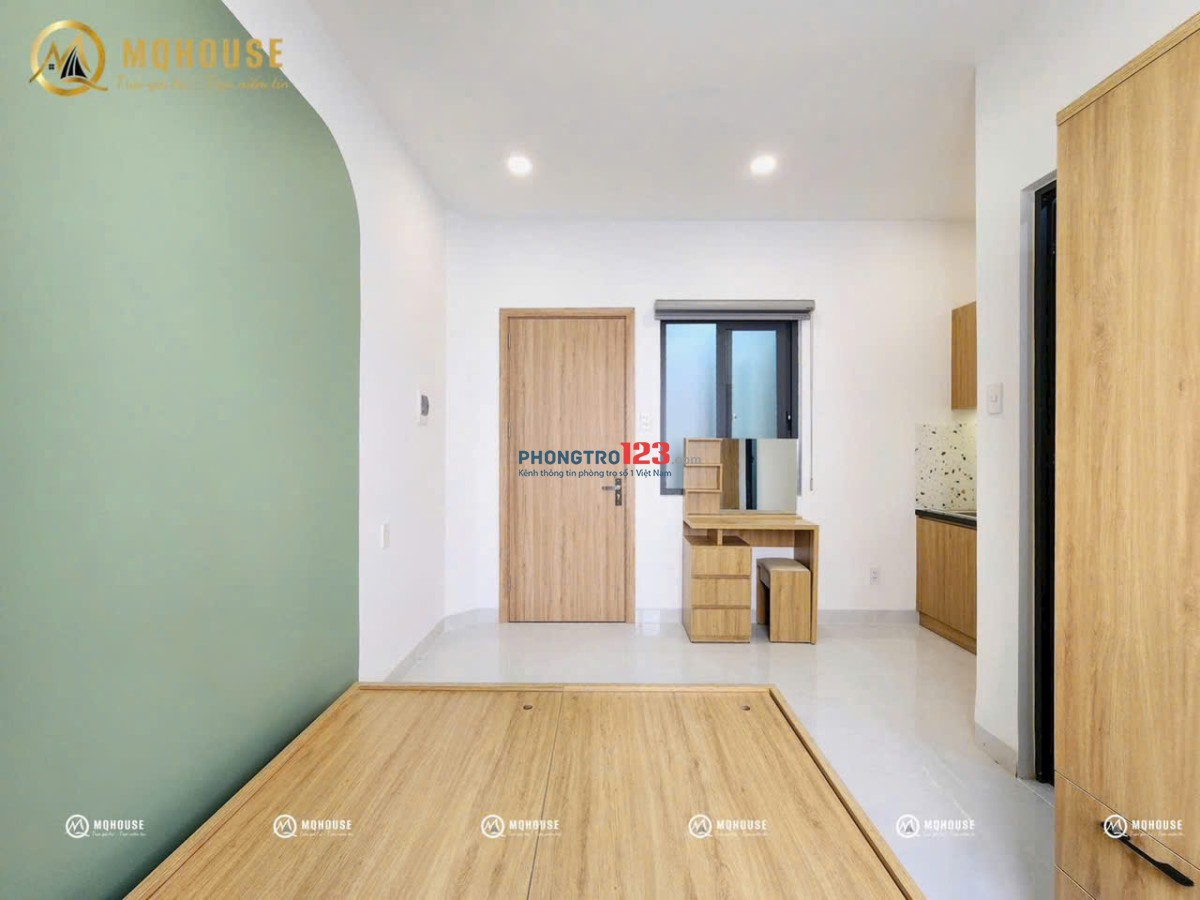 Phòng đón nắng tại Phan Văn Trị cạnh Học Viện Cán Bộ - full tiện nghi vào ở ngay