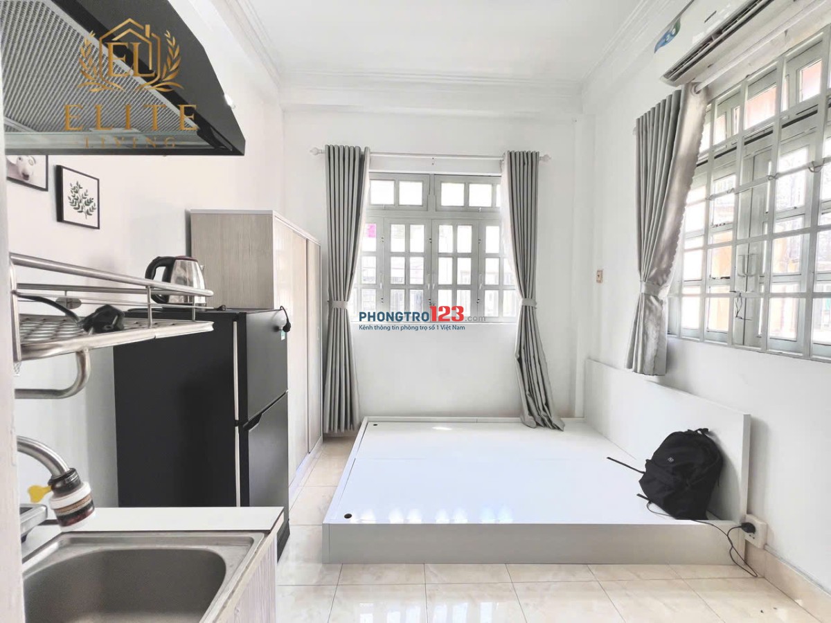 Cho thuê phòng cửa sổ full nội thất gần đại học kinh tế - đh sài gòn - đh khoa học tự nhiên