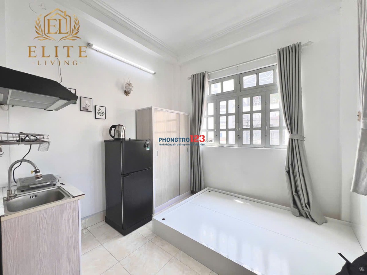 Cho thuê phòng cửa sổ full nội thất gần đại học kinh tế - đh sài gòn - đh khoa học tự nhiên