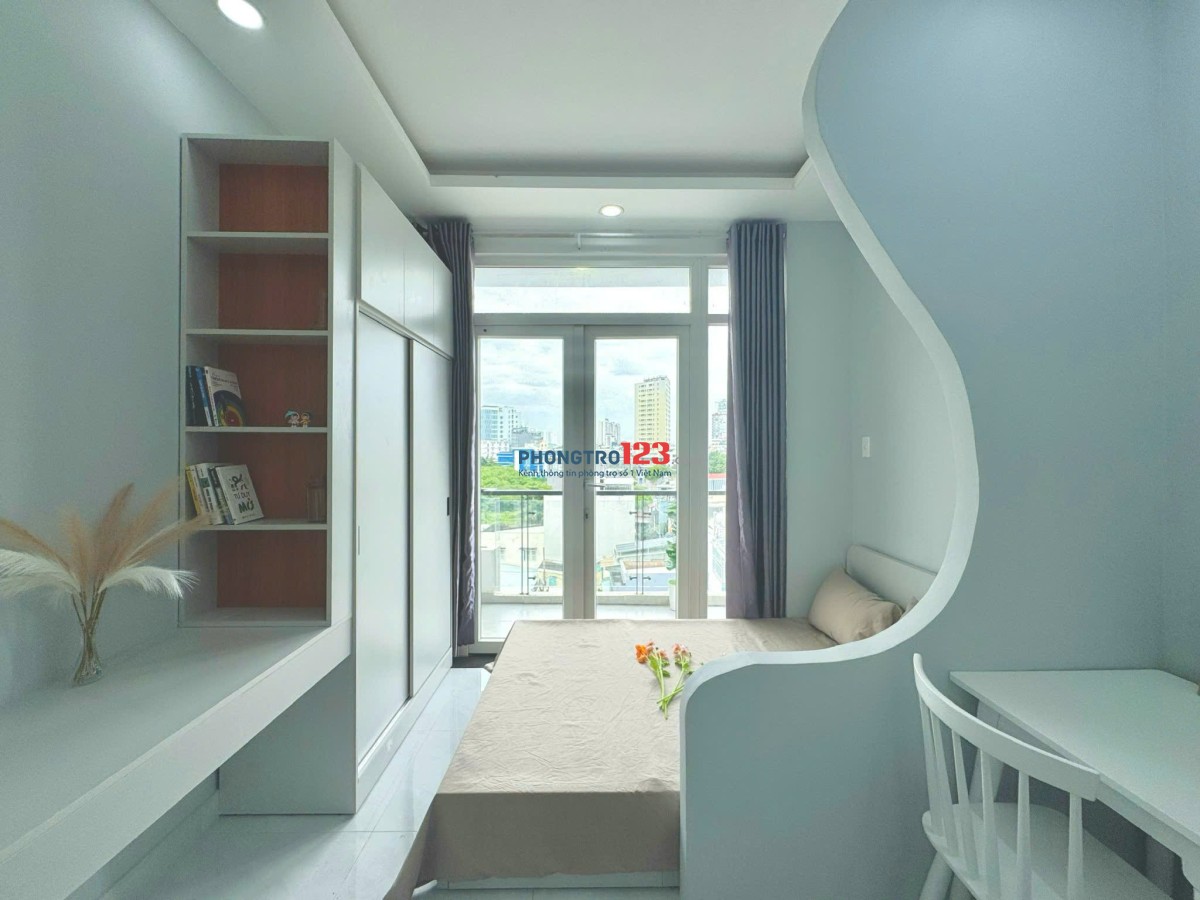  Phòng Studio Cao Cấp Thiết Kế Hiện Đại, Full Nội Thất, Ban Công Thoáng, Ánh Sáng Tự Nhiên 