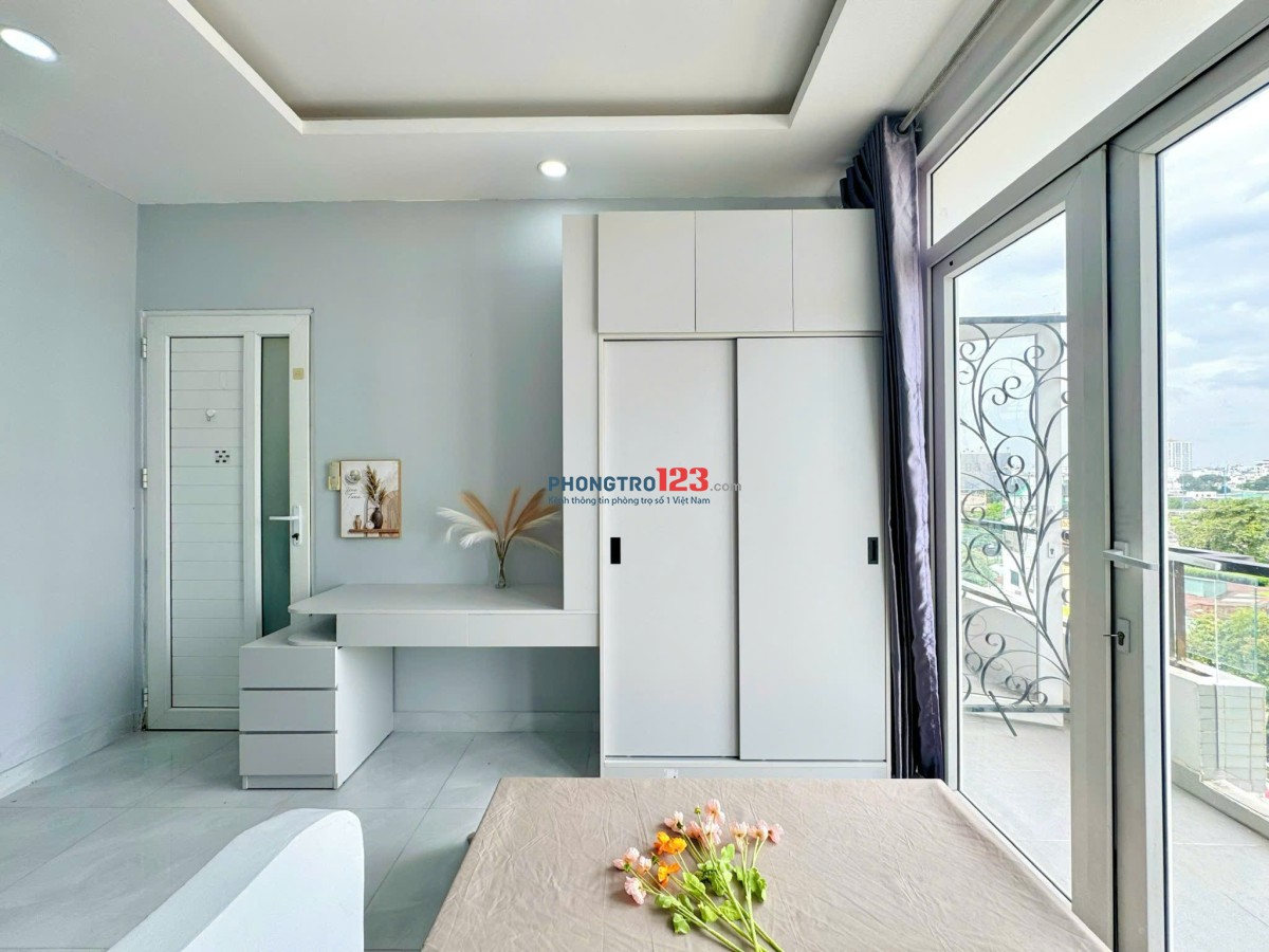  Phòng Studio Cao Cấp Thiết Kế Hiện Đại, Full Nội Thất, Ban Công Thoáng, Ánh Sáng Tự Nhiên 