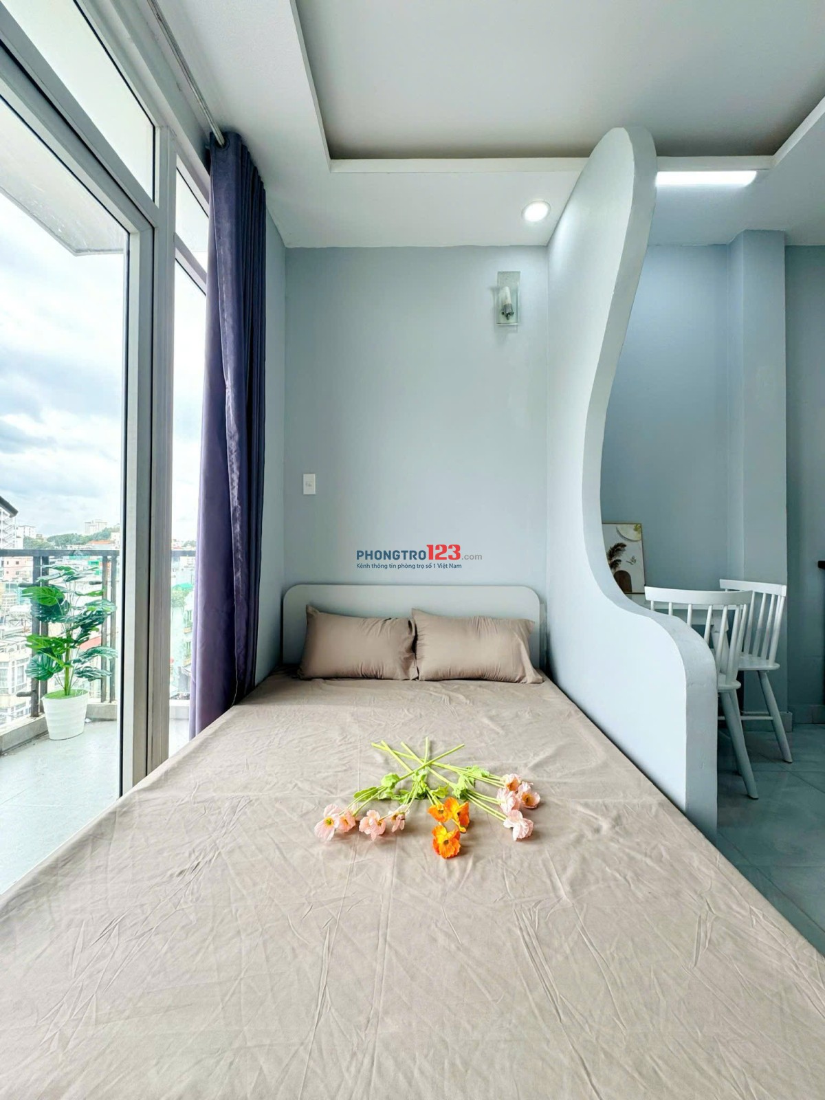  Phòng Studio Cao Cấp Thiết Kế Hiện Đại, Full Nội Thất, Ban Công Thoáng, Ánh Sáng Tự Nhiên 