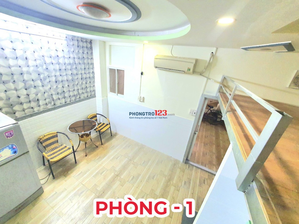Phòng MÁY LẠNH 18m2 sau chợ Tân Bình, giáp Q10, An ninh tốt, nhà xe riêng.