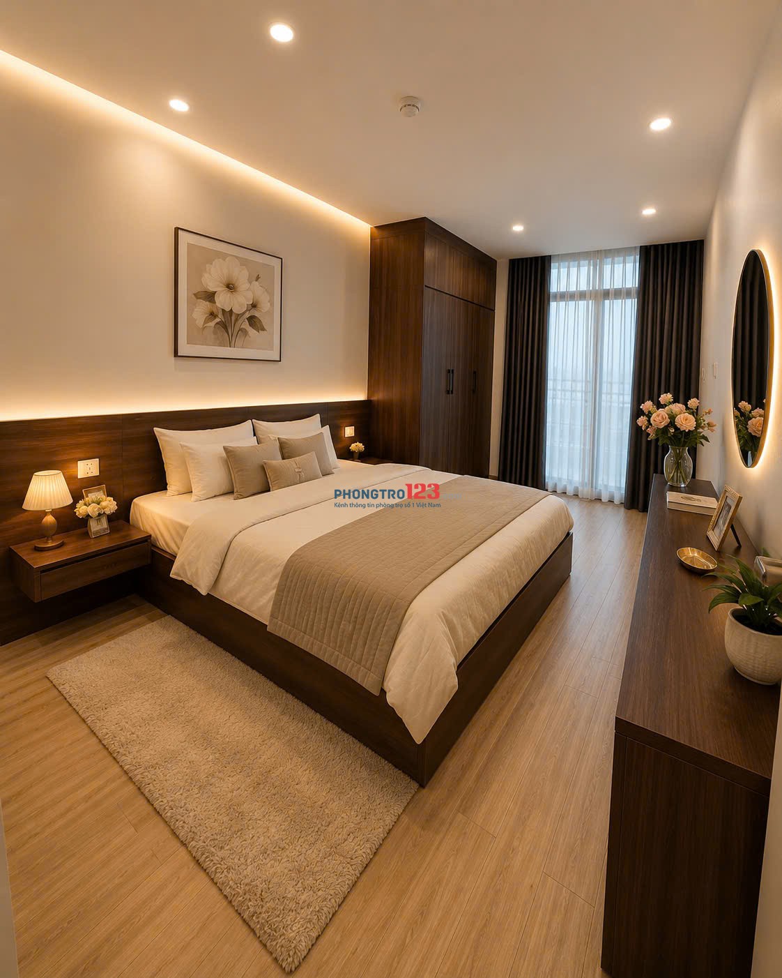  CĂN HỘ CAO CẤP FULL NỘI THẤT - CÓ MÁY GIẶT SẤY RIÊNG - NGAY GẦN HỒ TÂY & LOTTE LIỄU GIAI 