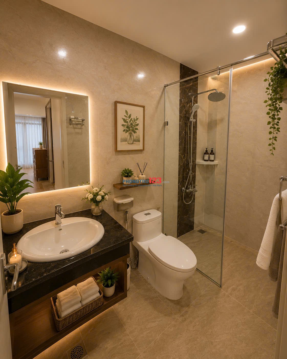  CĂN HỘ CAO CẤP FULL NỘI THẤT - CÓ MÁY GIẶT SẤY RIÊNG - NGAY GẦN HỒ TÂY & LOTTE LIỄU GIAI 