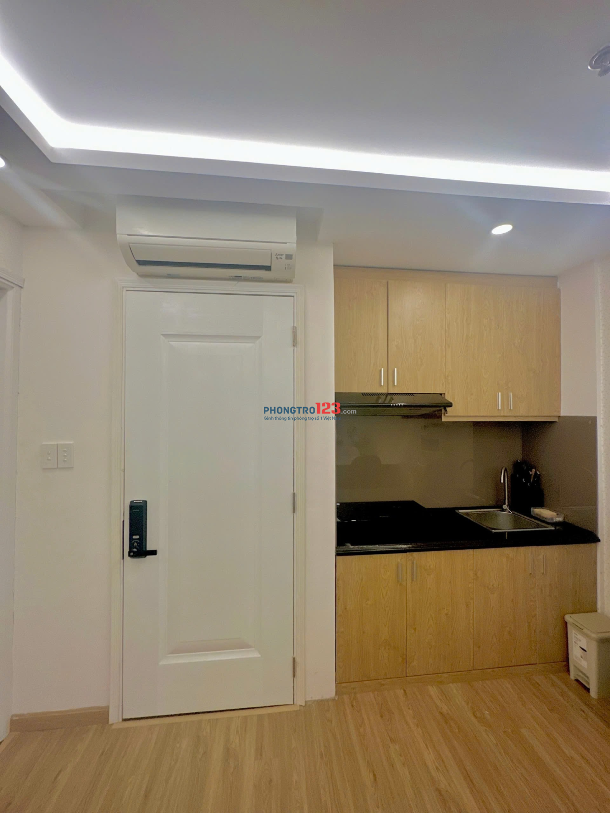  CHO THUÊ CHDV 1PN - FULL NỘI THẤT - Ở TRONG KHU PHỐ NHẬT - THÁI VĂN LUNG DỌN VÀO NGÀY 20/7/2026