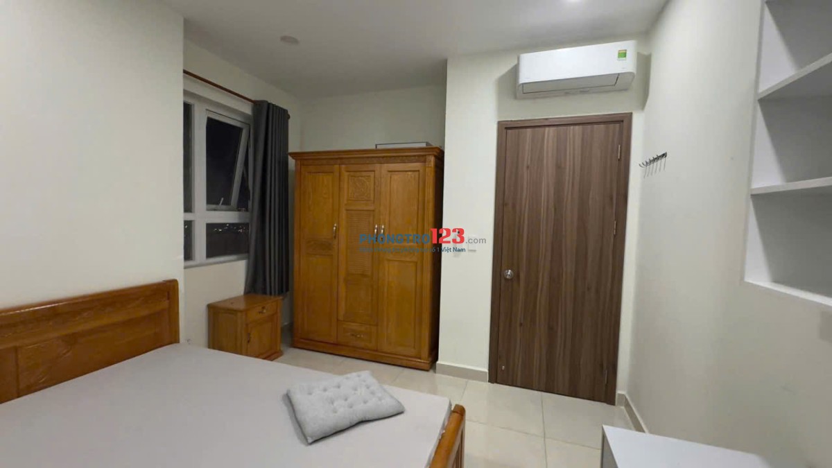 Chung cư Võ Đình, Thới An, Q12: 2p ngủ, 60m2, NTCB, 6tr/th