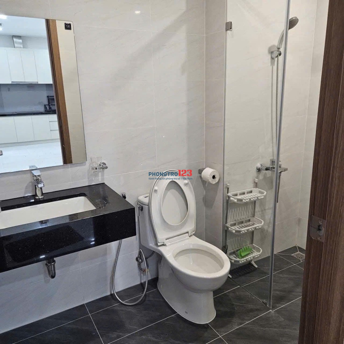 Cho thuê CC carillon 2 có nội thất, 2p ngủ, giá 10tr/th