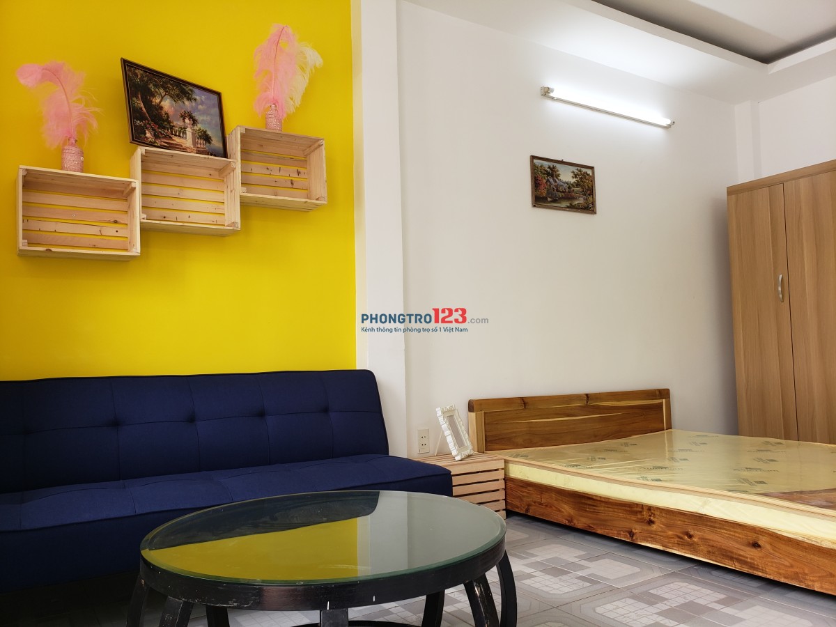 Phòng 45m2, full nội thất, đường Nguyễn Trãi, P9 cũ, Q5, 5tr7/ tháng