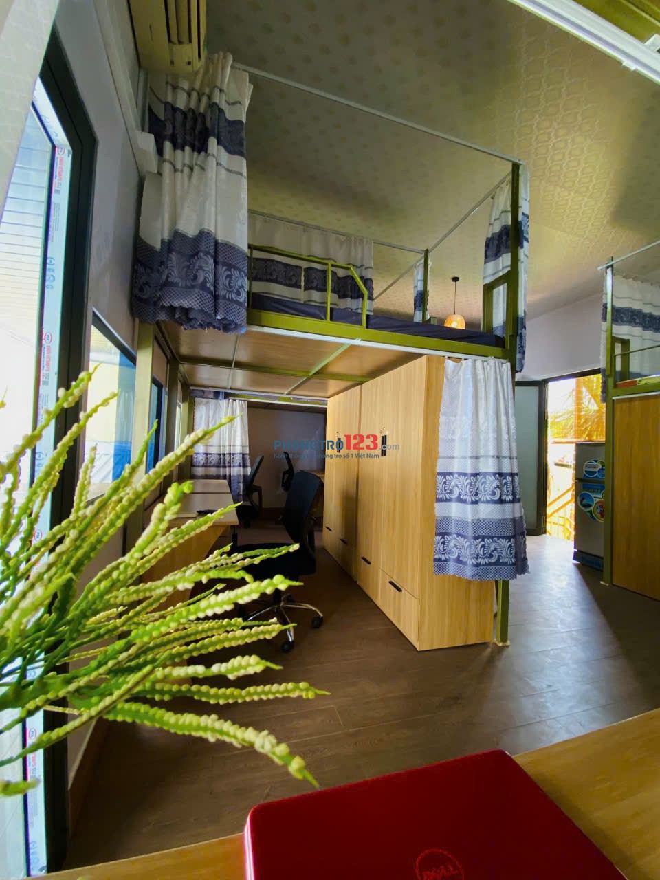 KTX mini duplex như Homestay Hóc Môn - Gần ĐH GTVT, HUFLIT - Giảm 20% Giá Từ 1Tr5