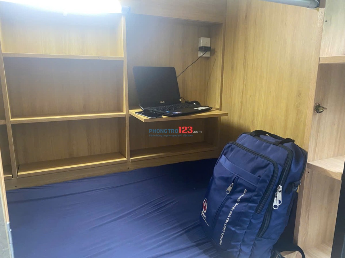 Sleep Box Giá Hạt Dẻ Tại Xô Viết Nghệ Tĩnh, Bình Thạnh – Gần UTH, FTU, HUTECH Chỉ Từ 1,9 Triệu/Tháng