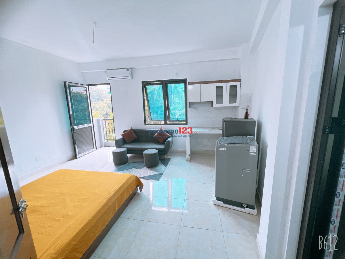 Cho thuê phòng full đồ, ban công thoáng tại số 10/144 Hồ Quan Nhân, Thanh Xuân gần DH Nhân Văn