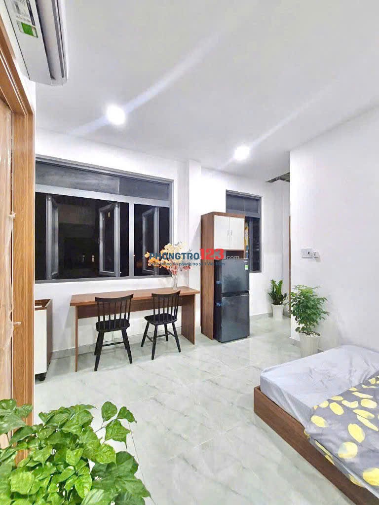Cho thuê căn hộ studio, cửa sổ lớn - Đường Phan Bội Châu, Bình Thạnh gần Chợ Bà Chiểu và Quận 1, 3