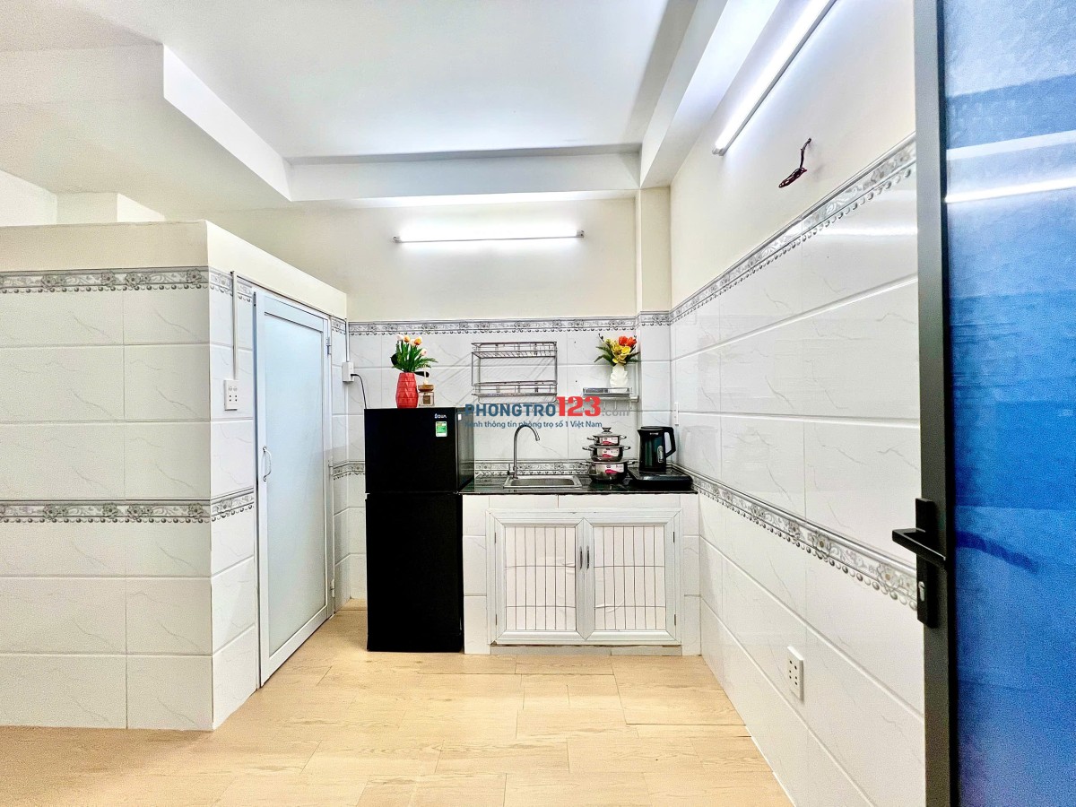 PHÒNG NHỎ XINH XẮN, NỘI THẤT ĐẦY ĐỦ, GIỜ TỰ DO ĐƯỜNG GÒ DẦU TÂN PHÚ