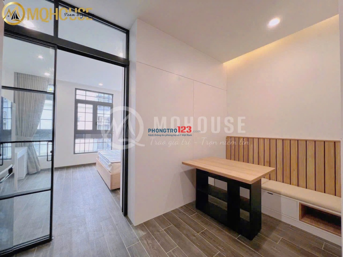 Cho thuê căn hộ 1PN cao cấp, máy giặt riêng - Nơ Trang Long, Bình Thạnh gần Quận 1, 3 và Phú Nhuận