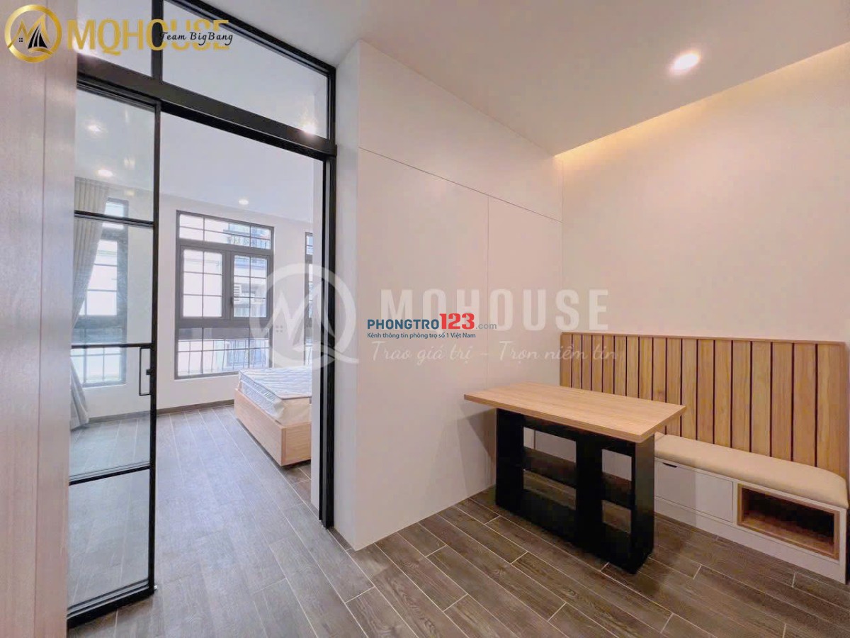 Cho thuê căn hộ 1PN cao cấp, máy giặt riêng - Nơ Trang Long, Bình Thạnh gần Quận 1, 3 và Phú Nhuận