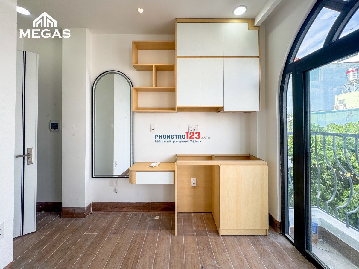 STUDIO MỚI XÂY 100% - THANG MÁY, FULL NỘI THẤT NGAY CHỢ THẠCH ĐÀ