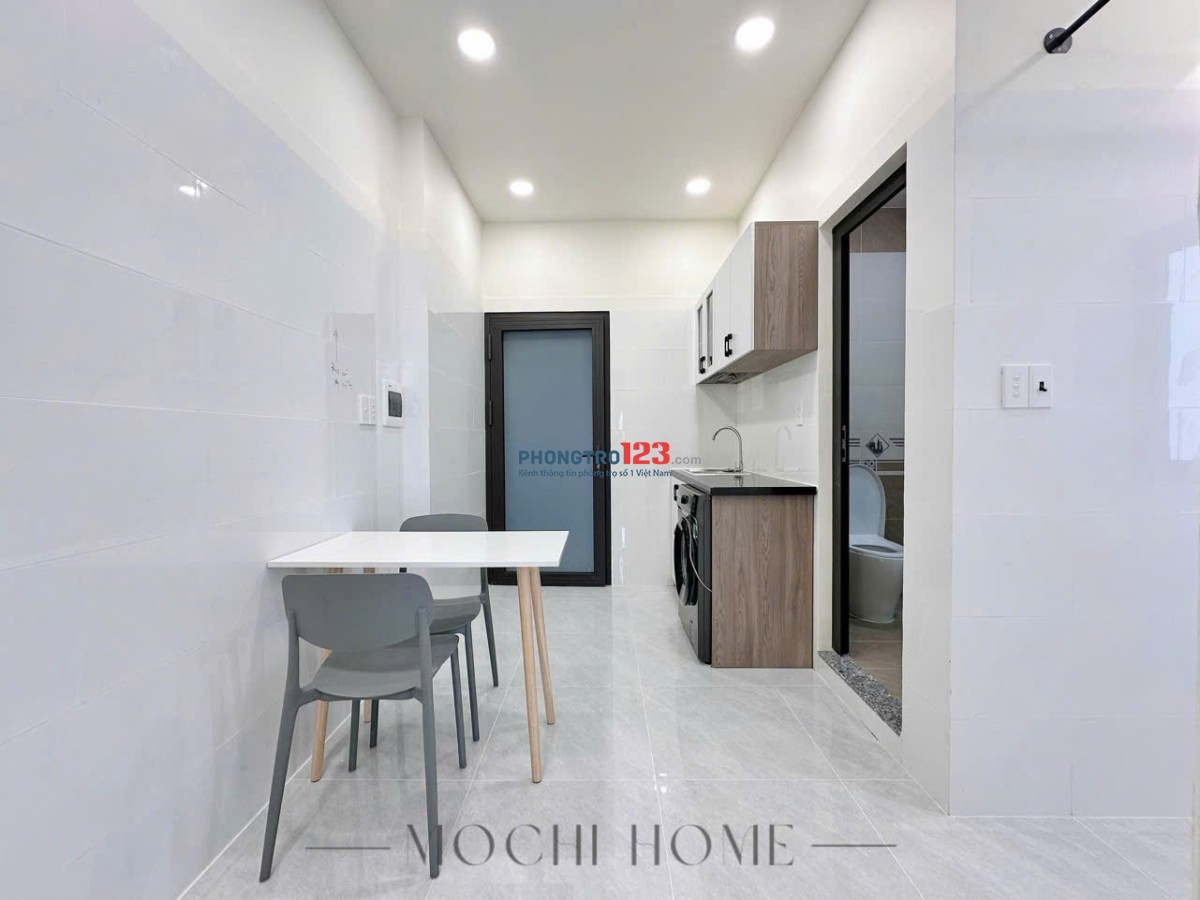 Cho thuê căn hộ 1PN cao cấp, máy giặt riêng - Nơ Trang Long, Bình Thạnh gần Quận 1, 3 và Phú Nhuận