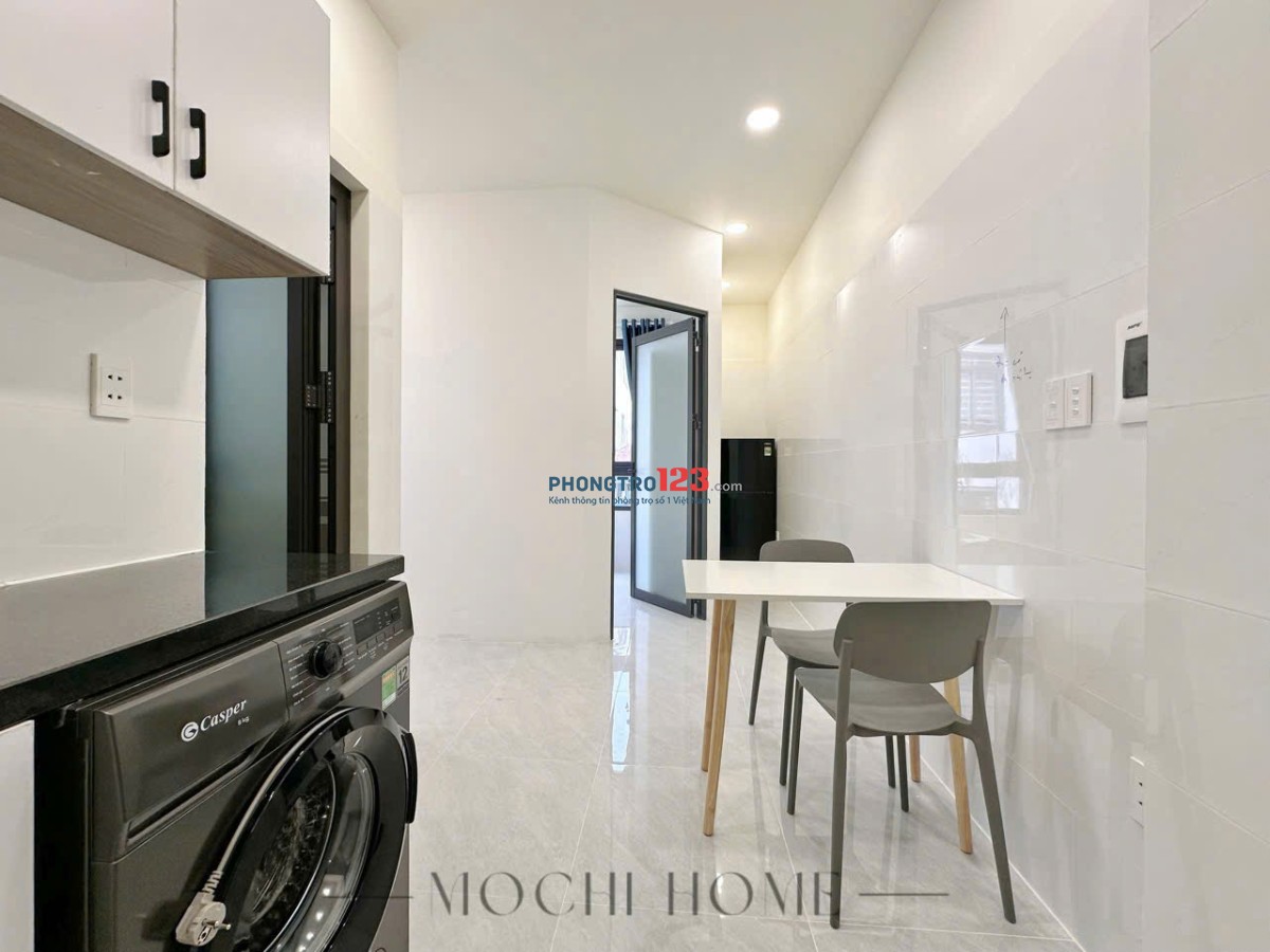 Cho thuê căn hộ 1PN cao cấp, máy giặt riêng - Nơ Trang Long, Bình Thạnh gần Quận 1, 3 và Phú Nhuận