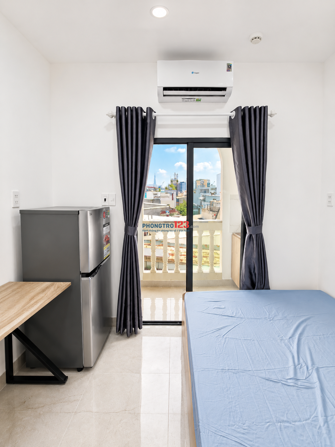Chính chủ-Studio Mới Xây, Ban công riêng, Tách Bếp-Kế bên Chung Cư EcoGreen Q7, cách KCX 2,5km