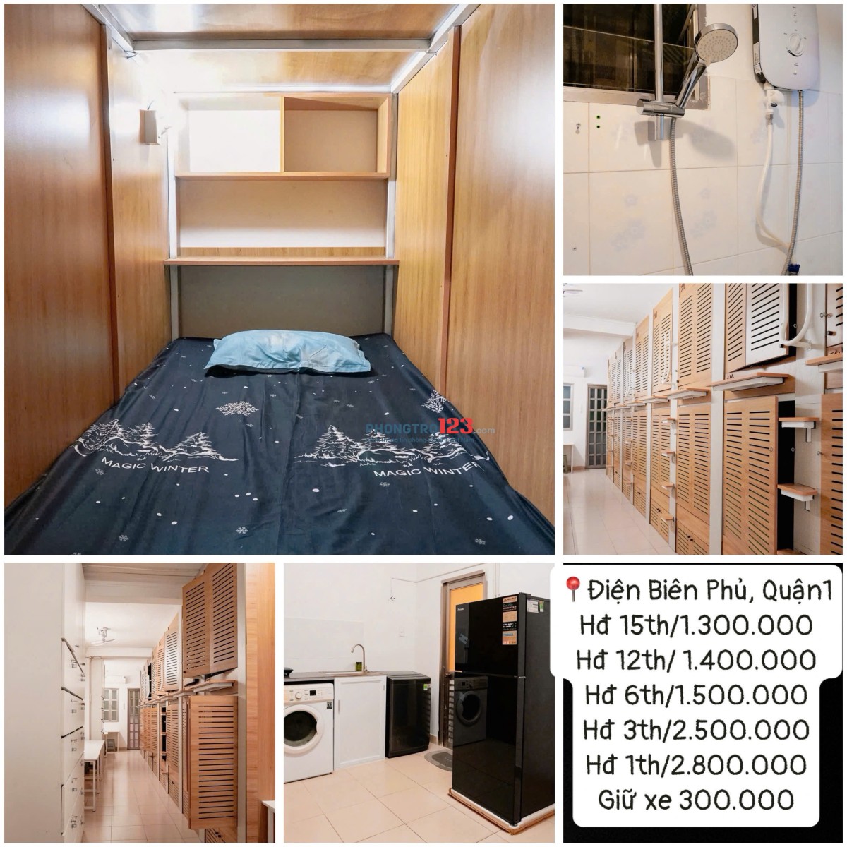 SleepBox Dành Cho Nam Giá Tốt Ngay Tại Quận 1 Chỉ Từ 2.800.000đ/Tháng