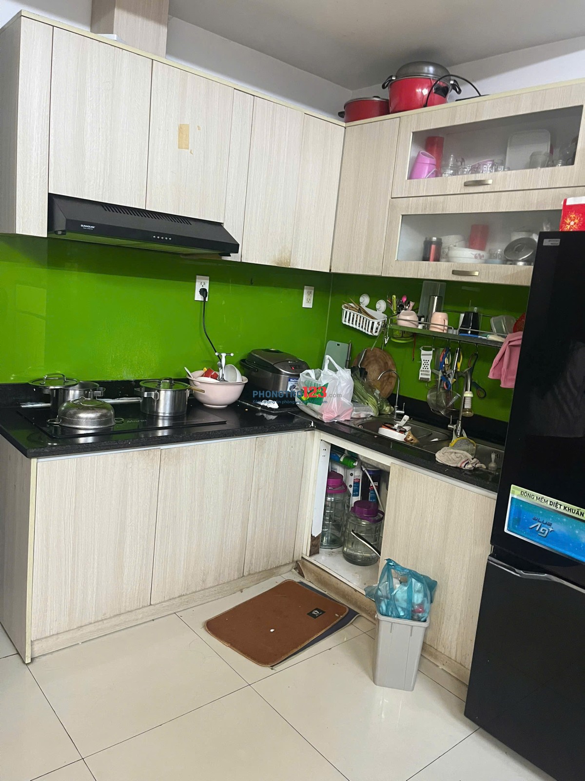 C/c Screc căn 1PN, 1WC, 56m2, Quận 3. Giá 10tr/tháng