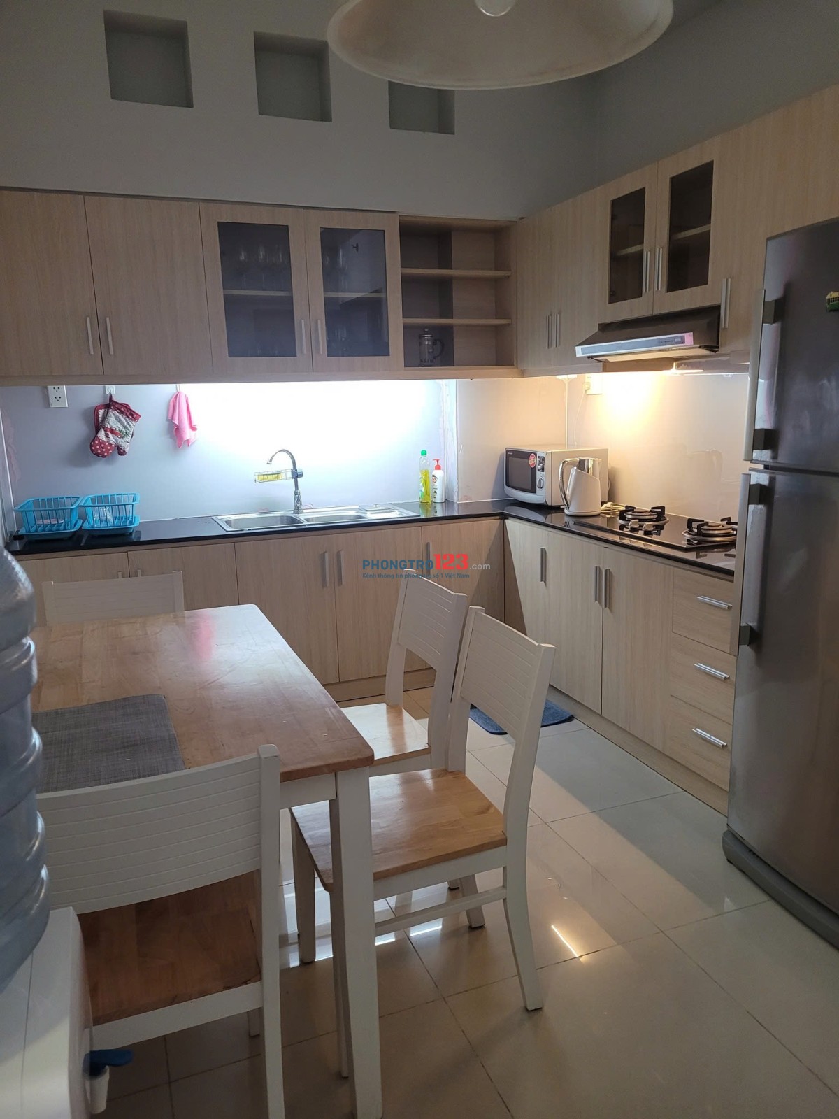 Cho thuê C/c I-home, Gò Vấp: 68m2,2p ngủ,Nội thất,9tr/th