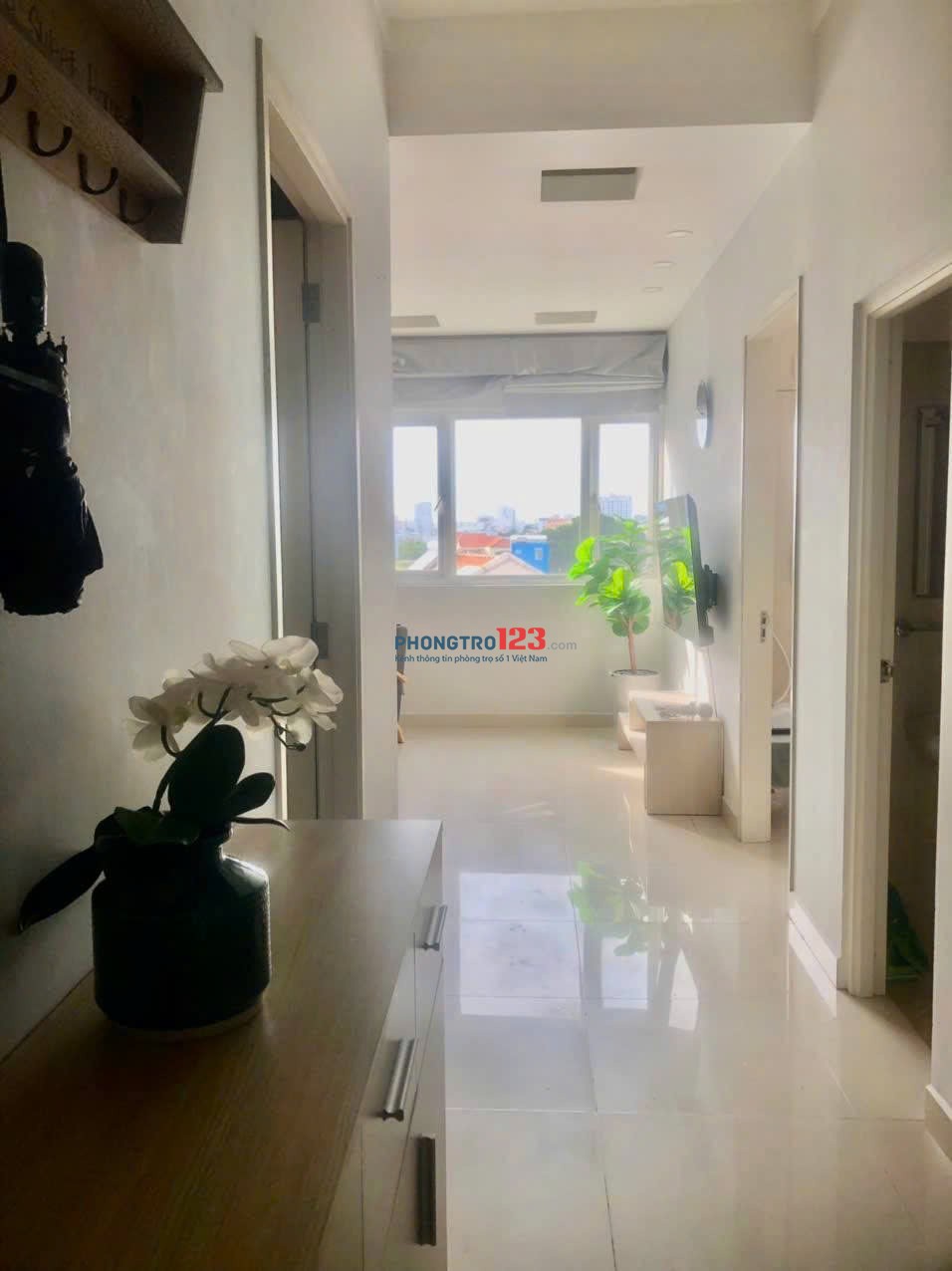 Cho thuê C/c I-home, Gò Vấp: 68m2,2p ngủ,Nội thất,9tr/th