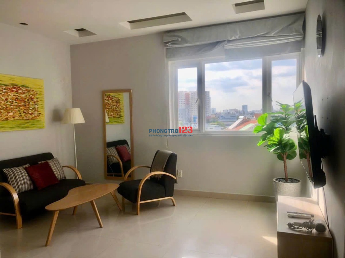 Cho thuê C/c I-home, Gò Vấp: 68m2,2p ngủ,Nội thất,9tr/th