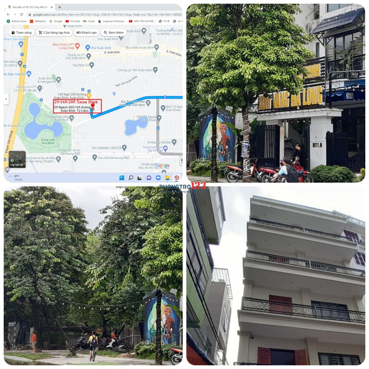 Phòng đủ đồ tầng4 thang bộ, chung chủ, gần công viên Hòa Bình 5,0 triệu/50m, Điện2,5-3,2K Nước50-70K