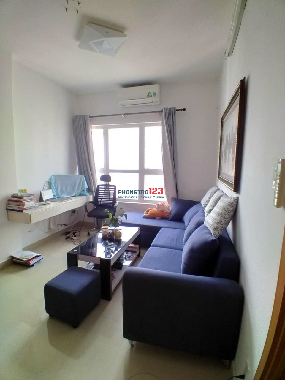 Chung cư Hoa Sen,Lạc Long Quân căn 63m2, 2p ngủ,NT, 9tr/th
