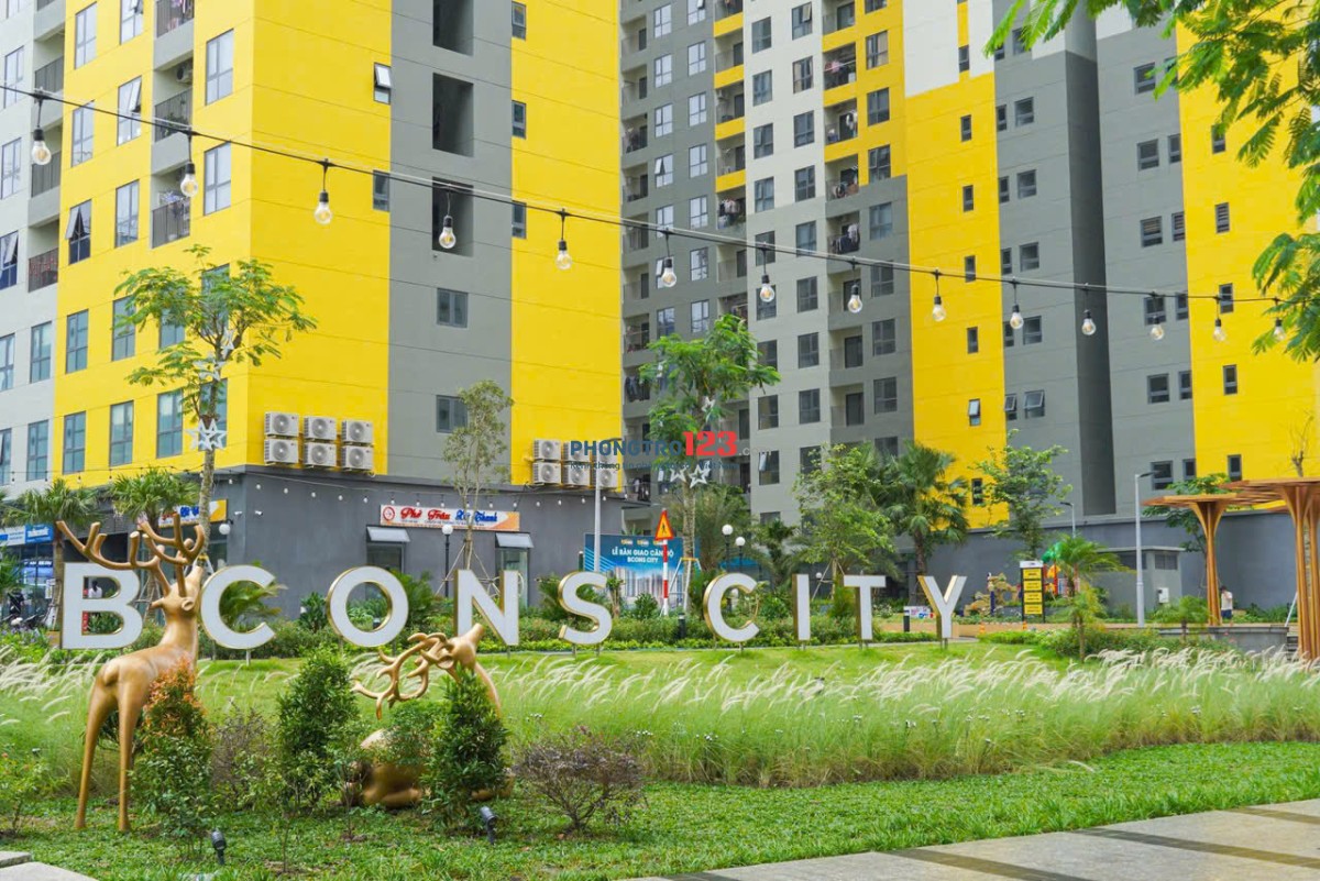  CHO THUÊ CĂN HỘ BCONS CITY – 2 PHÒNG NGỦ, 2 WC - KẾ BÊN LÀNG ĐẠI HỌC 