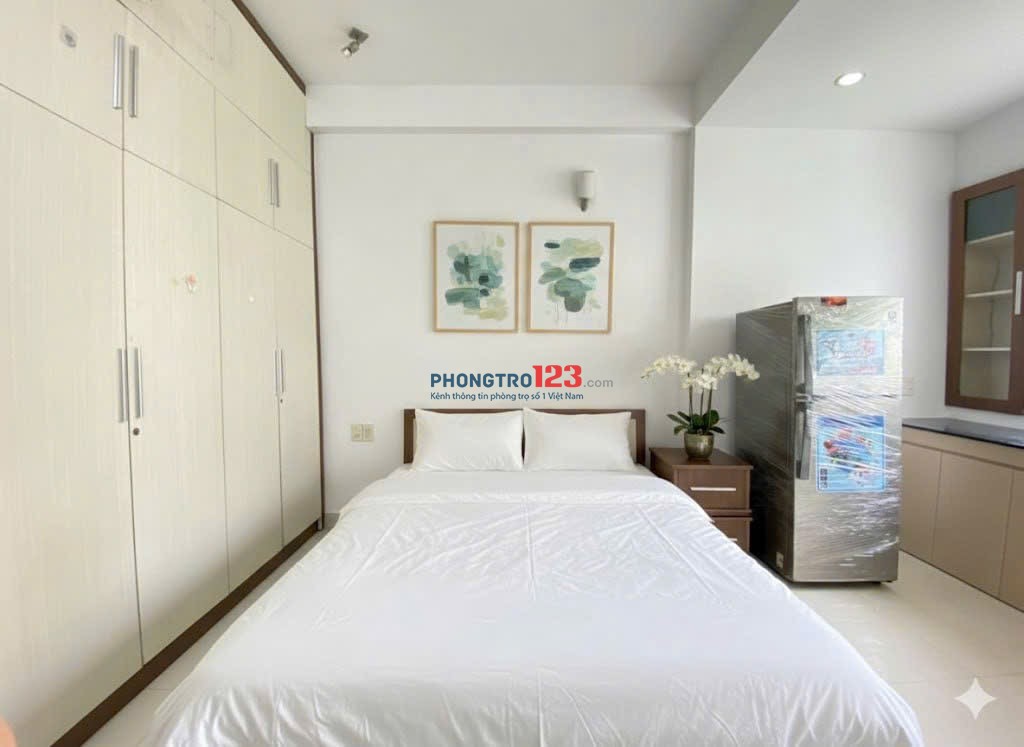 Cho thuê CHDV full nt, ban công gần lotte, tdtu, rmit dễ dàng đi qua q1,4,8
