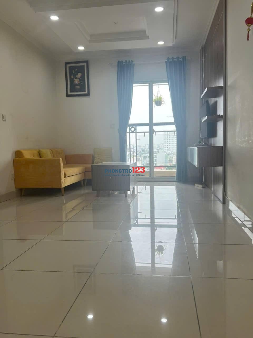 Cho thuê Carillon 5,Lũy Bán Bích,căn 2p ngủ, nội thất giá 10tr/tháng