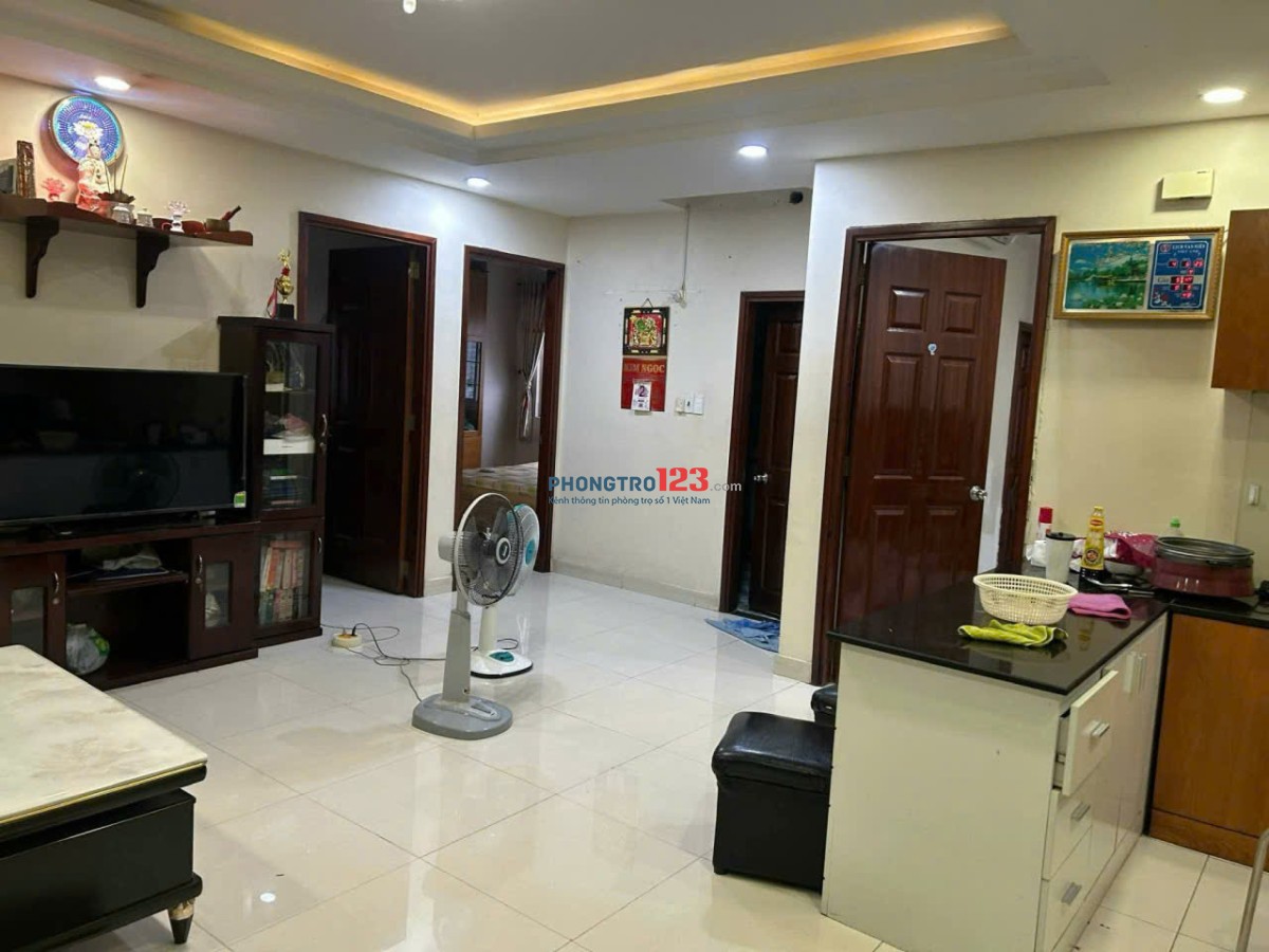 Chung cư Nguyễn Xí, Bình Thạnh: 2p ngủ, full NT, giá 10,5tr/th