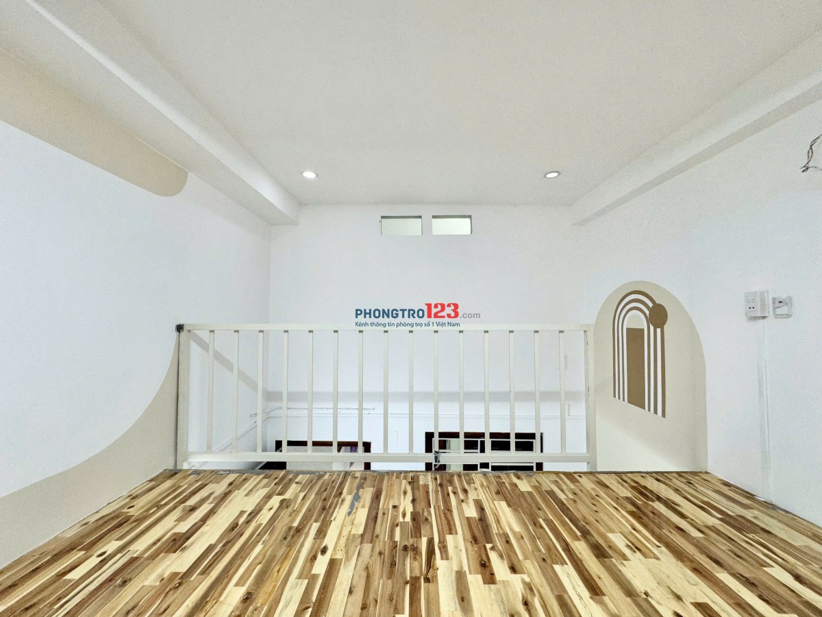 Phòng Duplex 1 trệt, 1 lầu gác cao 30m2, 1124/2A Lê Đức Thọ Q. Gò Vấp ( Gần chợ Xóm Mới)