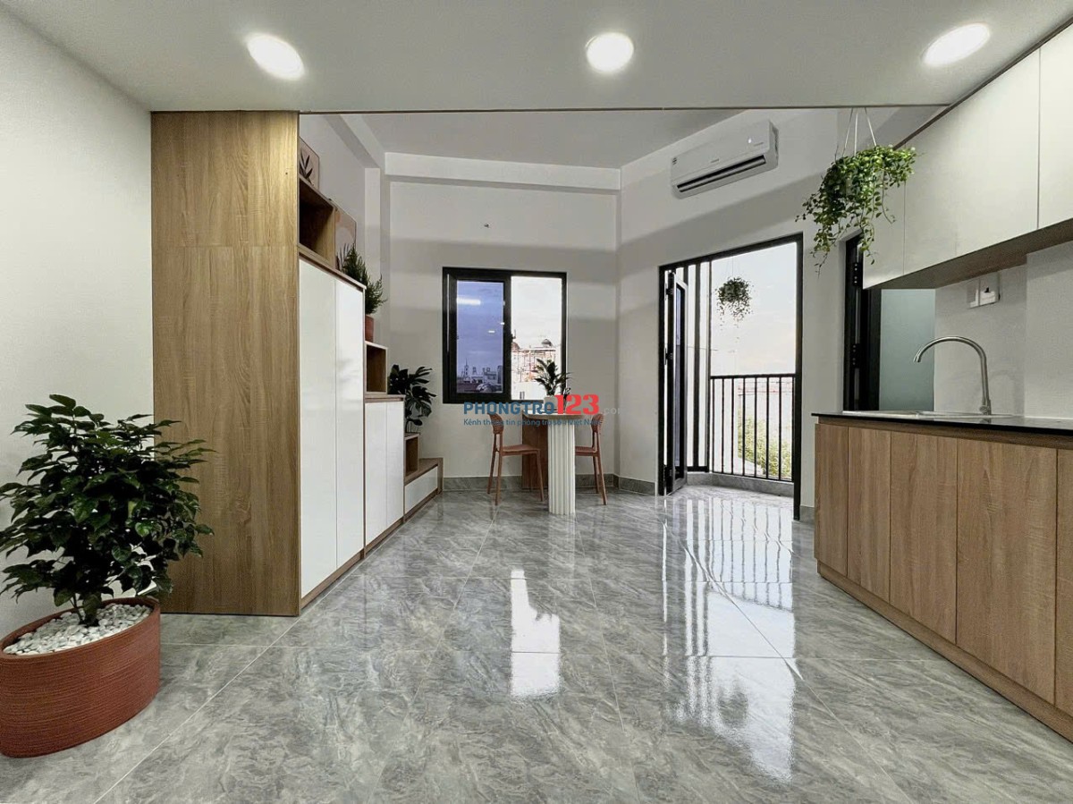 Cho thuê phòng có gác full nội thất gần toà nhà viettel - vòng xoay dân chủ - Đh Kinh Tế- ĐH Sài Gòn