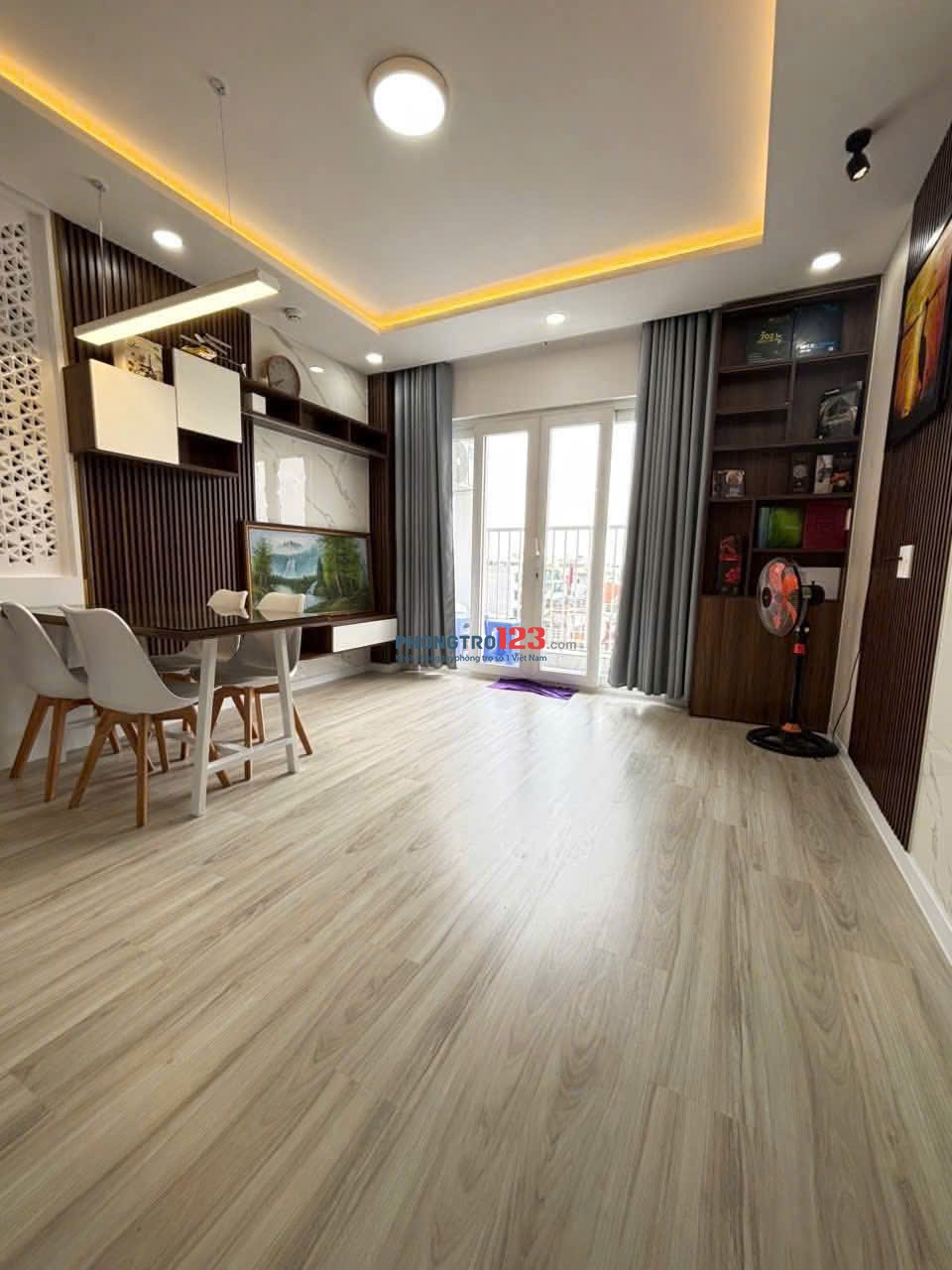 Chung cư Hiệp Thành City, Nguyễn Thị Búp, Q12: 65m2, 2p ngủ, full NT 8,5tr