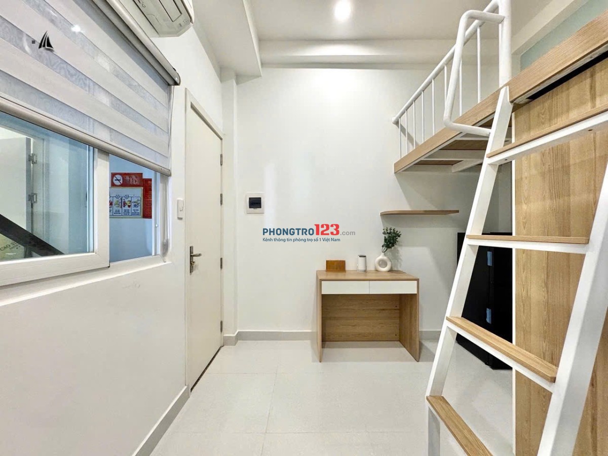 CHO THUÊ DUPLEX FULL NỘI THẤT – TONE TRẮNG XANH MINT - CV Hoàng Văn Thụ