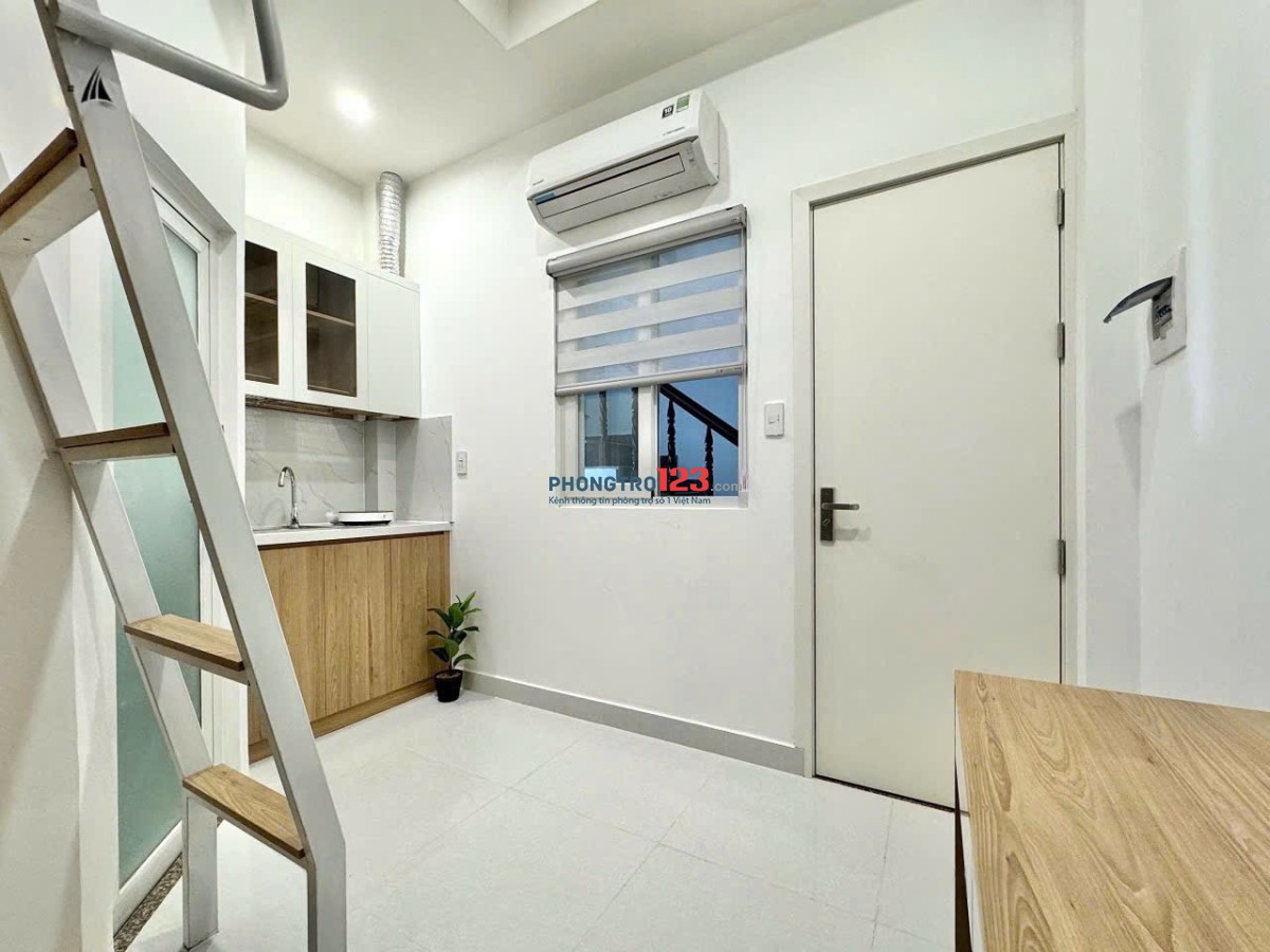 CHO THUÊ DUPLEX FULL NỘI THẤT – TONE TRẮNG XANH MINT - CV Hoàng Văn Thụ