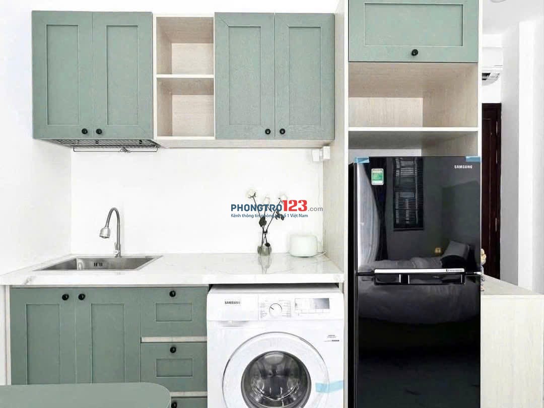 Cho Thuê Căn Hộ 1PN FULL Nội Thất Đoàn Như Hài Quận 4 Có Máy Giặt Riêng