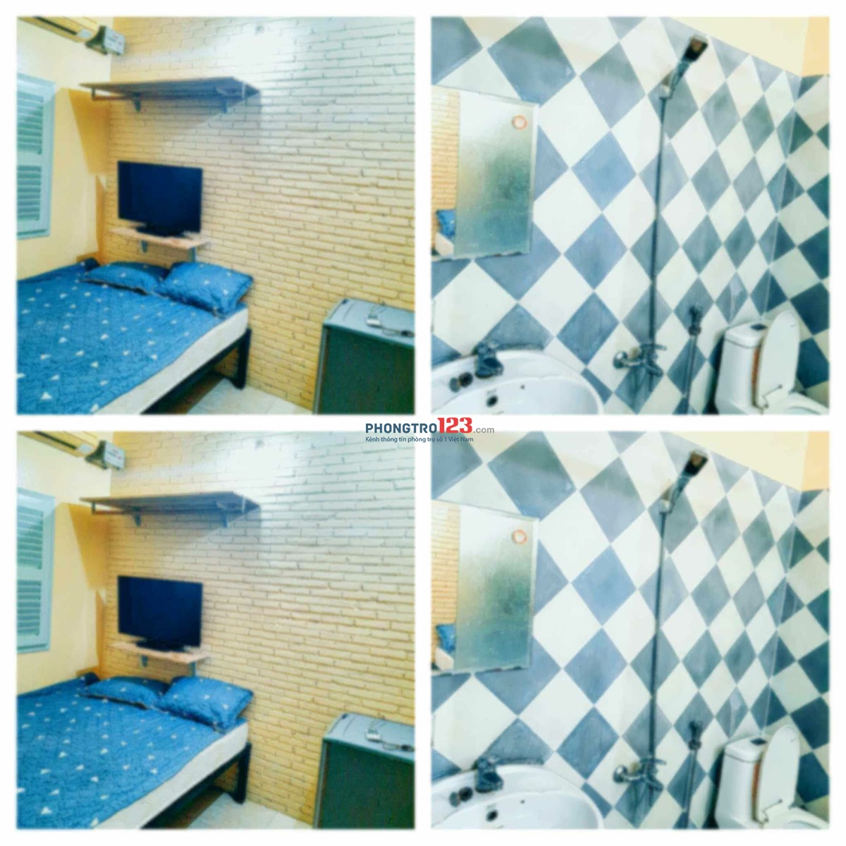 Cho Thuê Phòng Q1.fuff nội thất.tolet riêng 2tr8