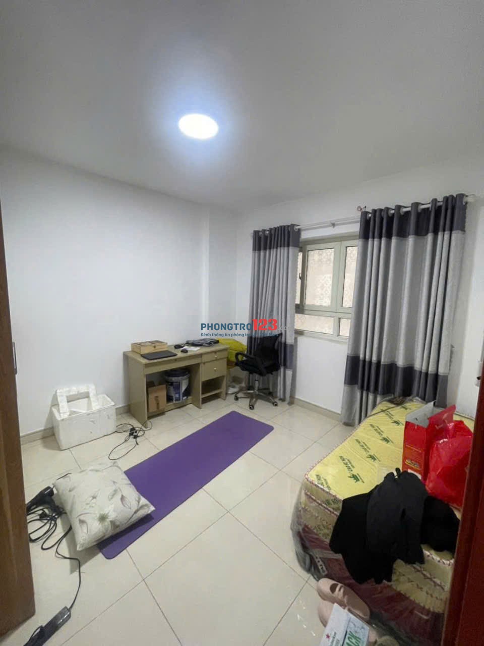 Chung cư Tô Ký Tower, Quận 12: 3p ngủ, máy lạnh, 7,8triệu, 80m2