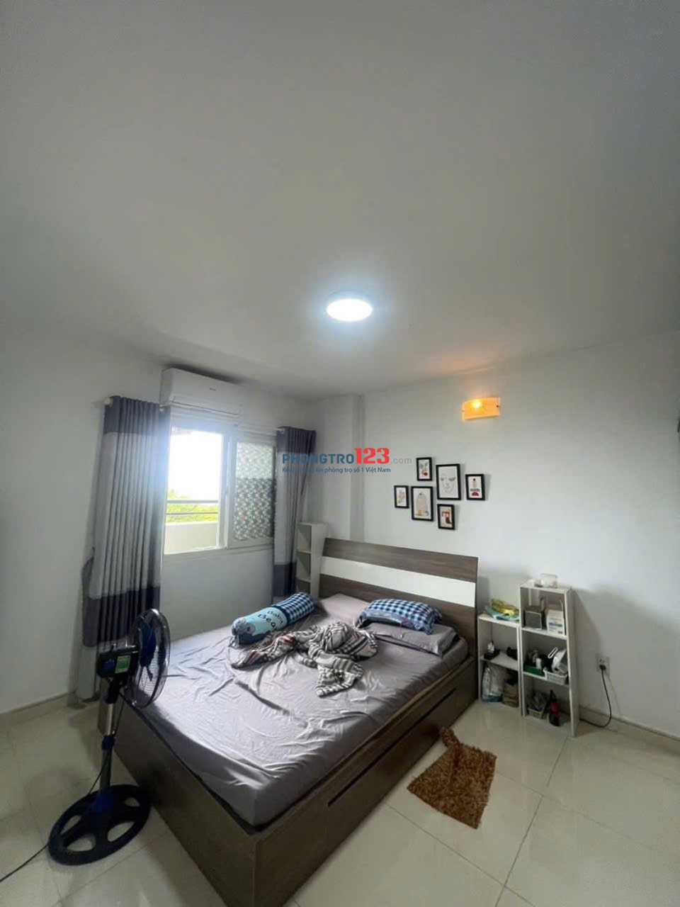 Chung cư Tô Ký Tower, Quận 12: 3p ngủ, máy lạnh, 7,8triệu, 80m2
