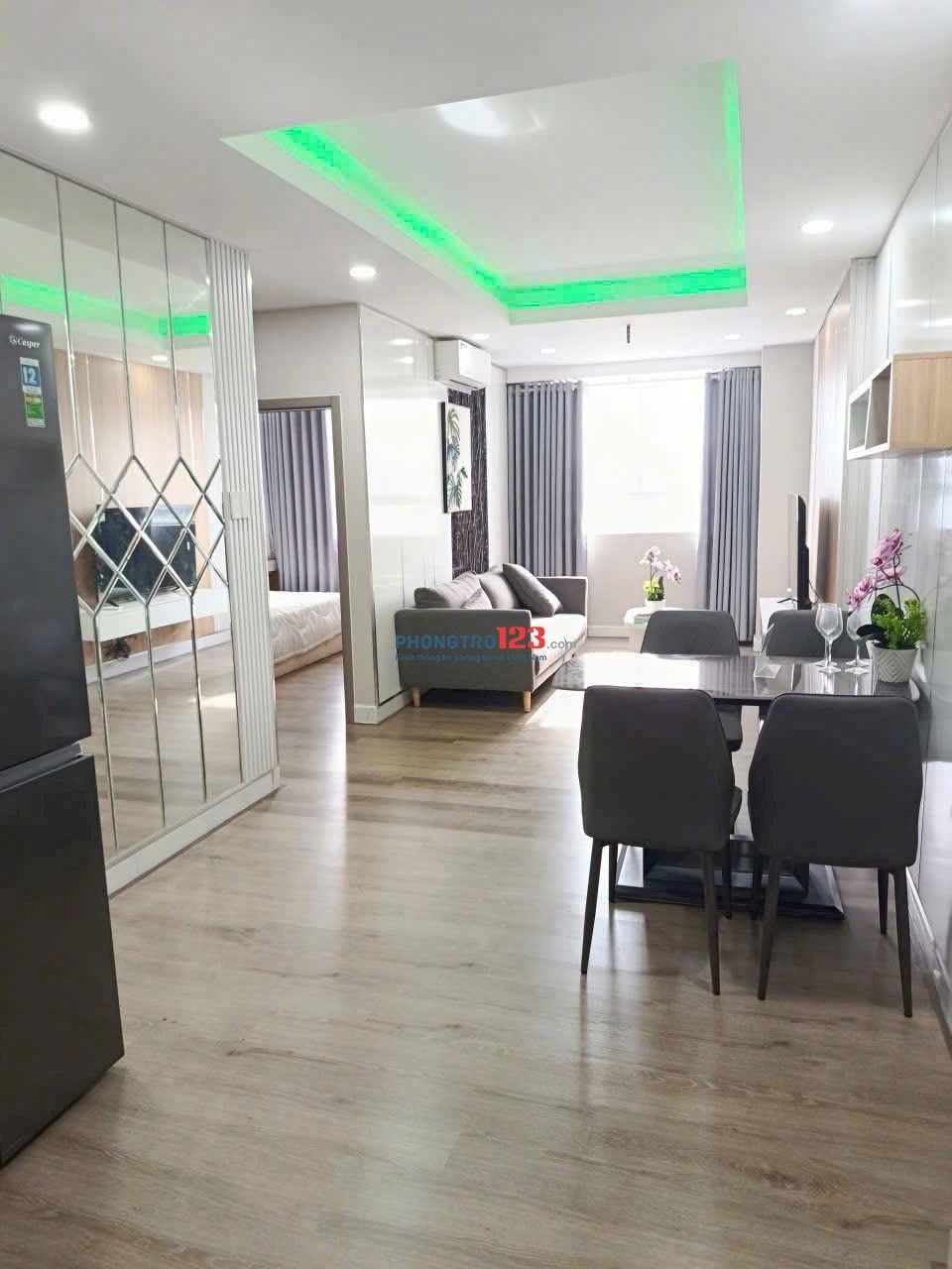 Chung cư Diyas, Nguyễn Đức Thuận, TB: 1p ngủ, full NT, 8tr5