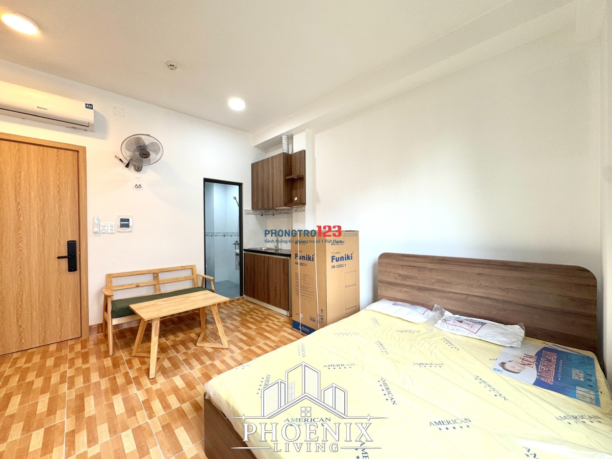 Căn Hộ Cao Cấp Full Nội Thất Đi Bộ Sang CVPM Quang Trung - Đông Bắc - Trung Mỹ Tây